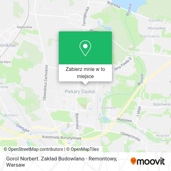 Mapa Gorol Norbert. Zakład Budowlano - Remontowy