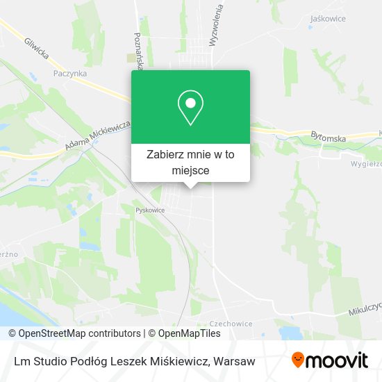 Mapa Lm Studio Podłóg Leszek Miśkiewicz