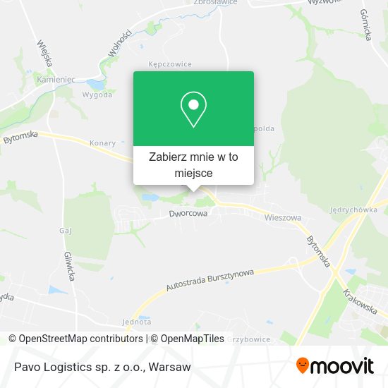 Mapa Pavo Logistics sp. z o.o.