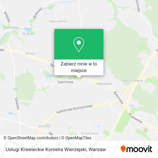 Mapa Usługi Krawieckie Kornelia Wierzejski