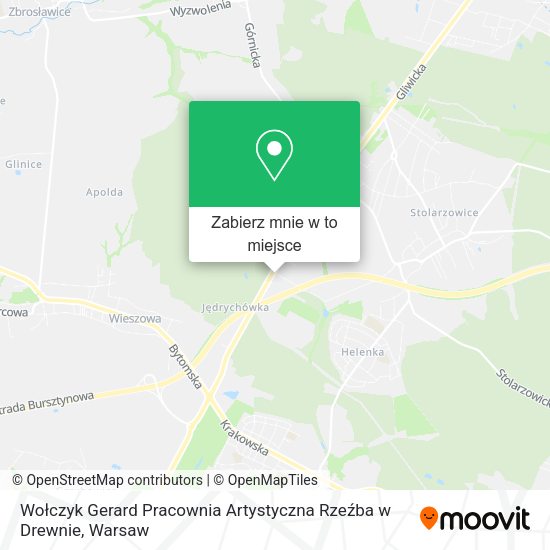 Mapa Wołczyk Gerard Pracownia Artystyczna Rzeźba w Drewnie