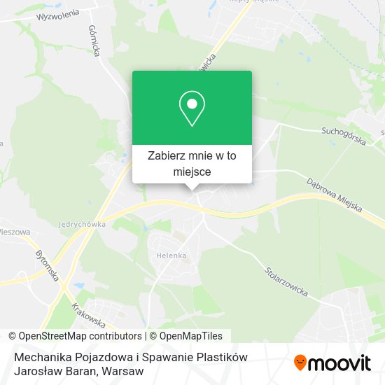 Mapa Mechanika Pojazdowa i Spawanie Plastików Jarosław Baran