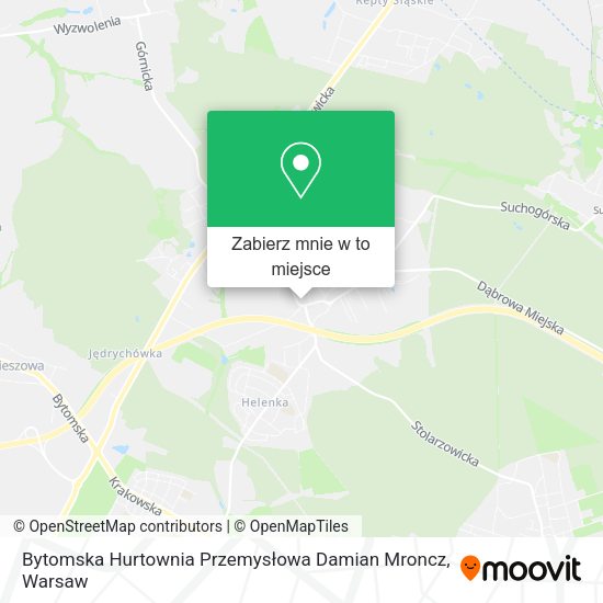 Mapa Bytomska Hurtownia Przemysłowa Damian Mroncz