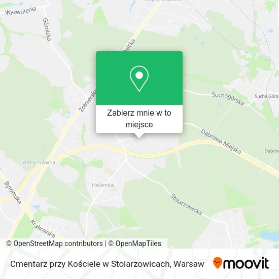 Mapa Cmentarz przy Kościele w Stolarzowicach