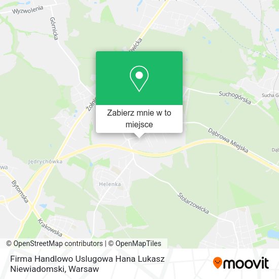 Mapa Firma Handlowo Uslugowa Hana Lukasz Niewiadomski