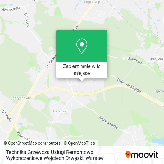 Mapa Technika Grzewcza Usługi Remontowo Wykończeniowe Wojciech Drwęski