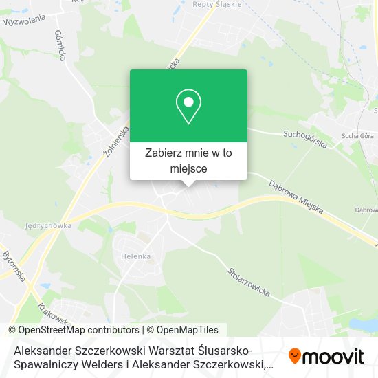 Mapa Aleksander Szczerkowski Warsztat Ślusarsko-Spawalniczy Welders i Aleksander Szczerkowski