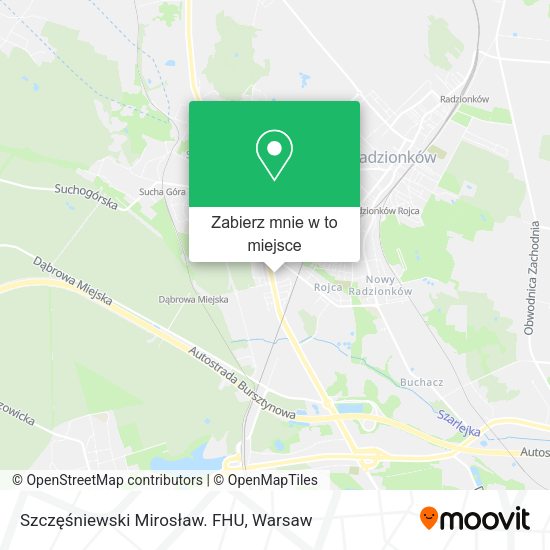 Mapa Szczęśniewski Mirosław. FHU