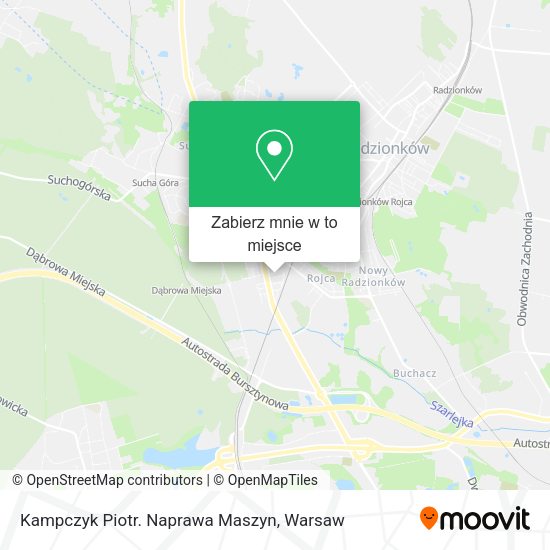 Mapa Kampczyk Piotr. Naprawa Maszyn