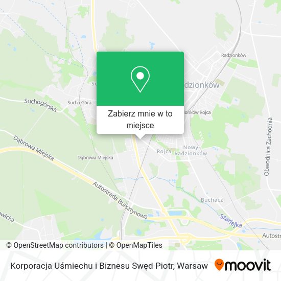 Mapa Korporacja Uśmiechu i Biznesu Swęd Piotr