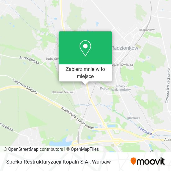 Mapa Spółka Restrukturyzacji Kopalń S.A.