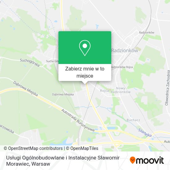 Mapa Usługi Ogólnobudowlane i Instalacyjne Sławomir Morawiec