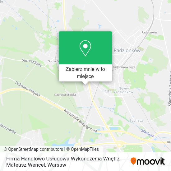 Mapa Firma Handlowo Usługowa Wykonczenia Wnętrz Mateusz Wencel