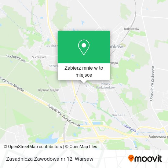 Mapa Zasadnicza Zawodowa nr 12