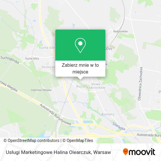 Mapa Usługi Marketingowe Halina Olearczuk