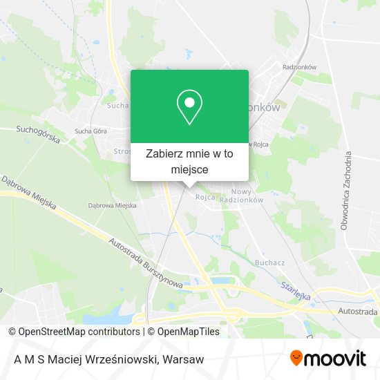 Mapa A M S Maciej Wrześniowski