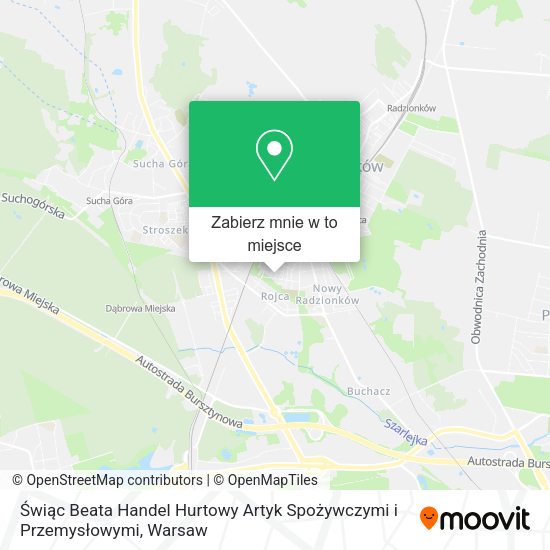 Mapa Świąc Beata Handel Hurtowy Artyk Spożywczymi i Przemysłowymi