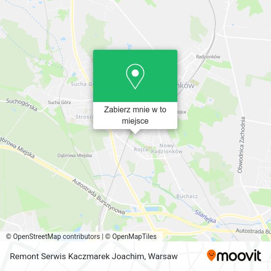 Mapa Remont Serwis Kaczmarek Joachim