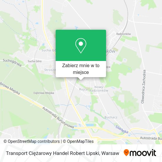 Mapa Transport Ciężarowy Handel Robert Lipski