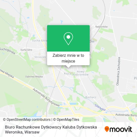 Mapa Biuro Rachunkowe Dytkowscy Kaluba Dytkowska Weronika