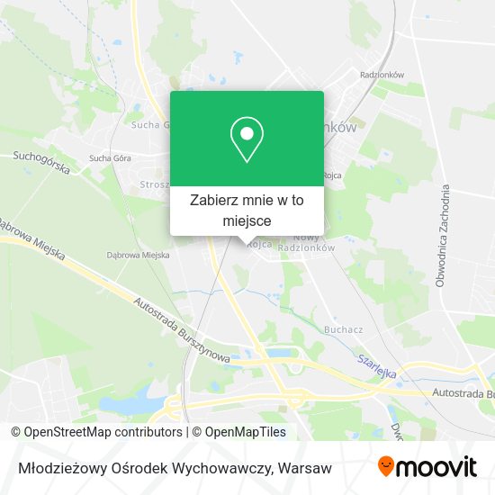 Mapa Młodzieżowy Ośrodek Wychowawczy