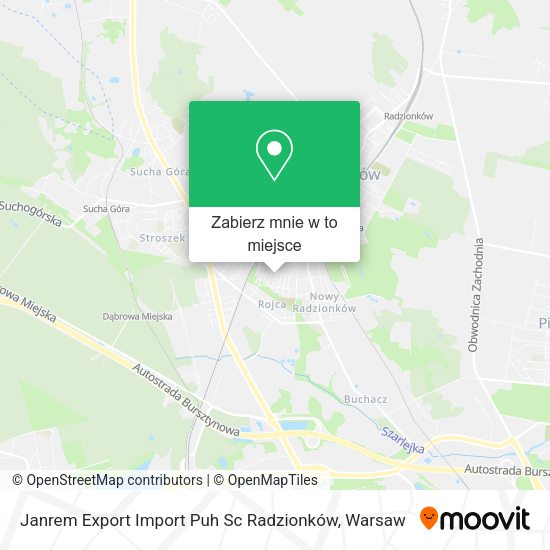 Mapa Janrem Export Import Puh Sc Radzionków