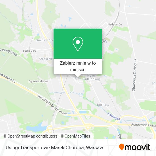 Mapa Uslugi Transportowe Marek Choroba