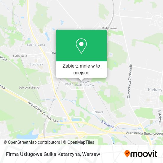 Mapa Firma Usługowa Gulka Katarzyna