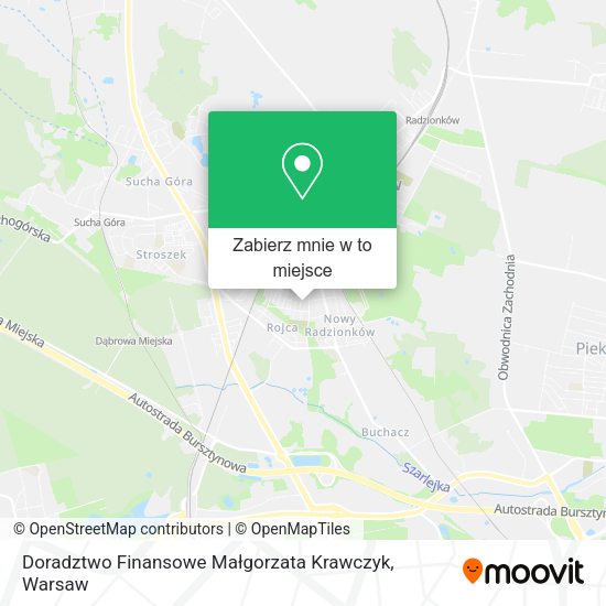 Mapa Doradztwo Finansowe Małgorzata Krawczyk