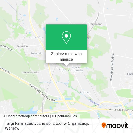 Mapa Targi Farmaceutyczne sp. z o.o. w Organizacji