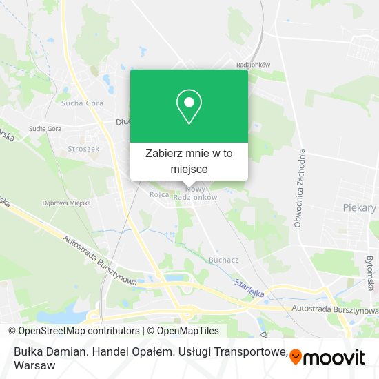 Mapa Bułka Damian. Handel Opałem. Usługi Transportowe