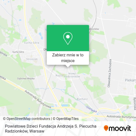 Mapa Powiatowe Dzieci Fundacja Andrzeja S. Piecucha Radzionków