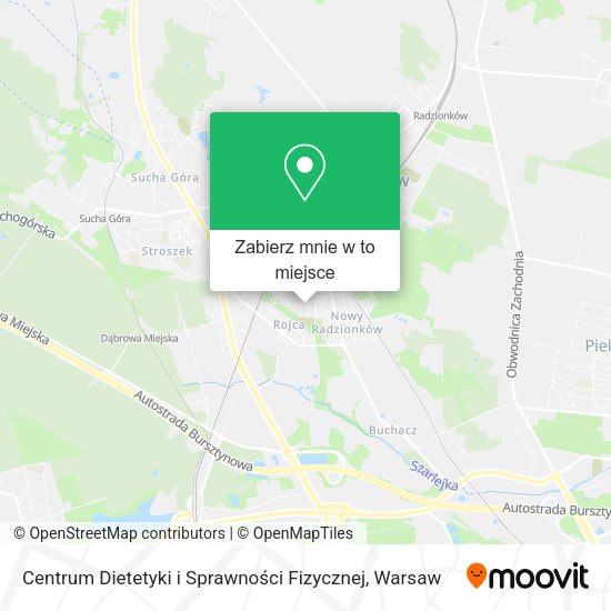 Mapa Centrum Dietetyki i Sprawności Fizycznej