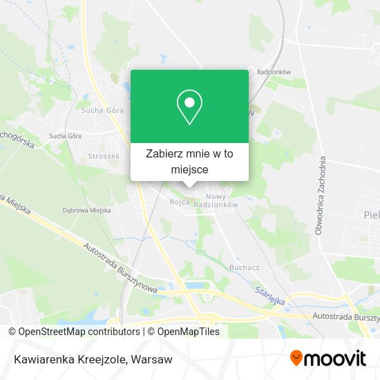 Mapa Kawiarenka Kreejzole