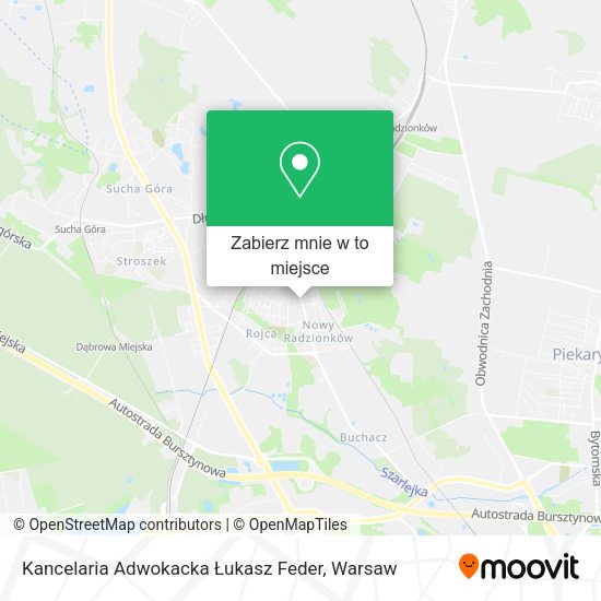 Mapa Kancelaria Adwokacka Łukasz Feder