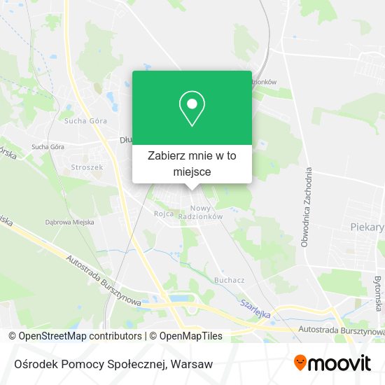 Mapa Ośrodek Pomocy Społecznej