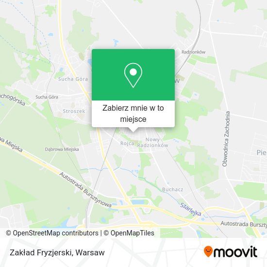 Mapa Zakład Fryzjerski