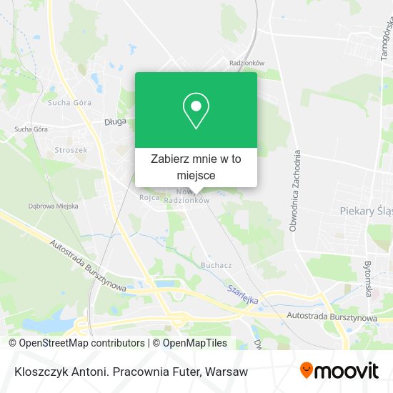 Mapa Kloszczyk Antoni. Pracownia Futer