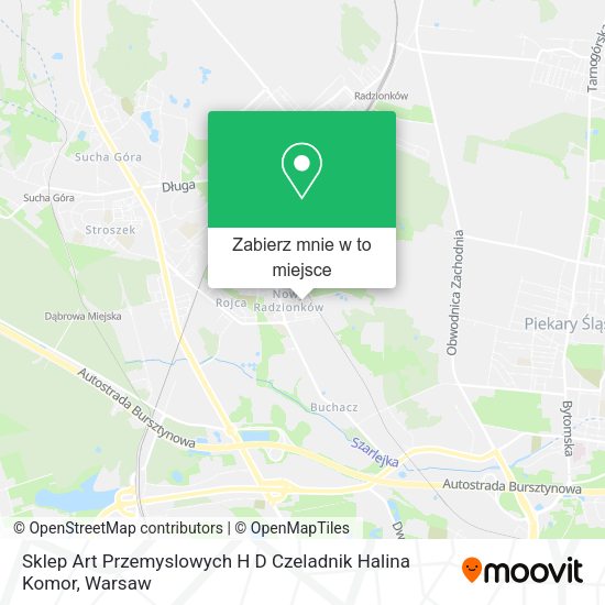 Mapa Sklep Art Przemyslowych H D Czeladnik Halina Komor