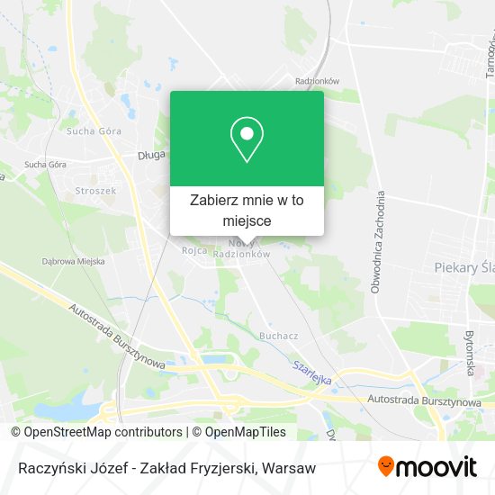 Mapa Raczyński Józef - Zakład Fryzjerski