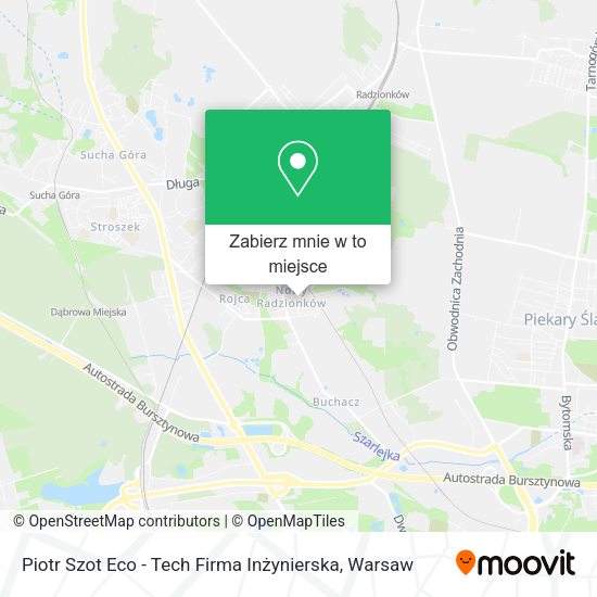 Mapa Piotr Szot Eco - Tech Firma Inżynierska