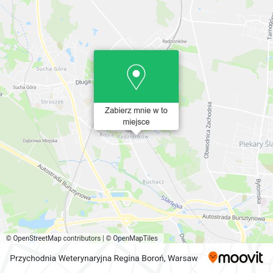 Mapa Przychodnia Weterynaryjna Regina Boroń