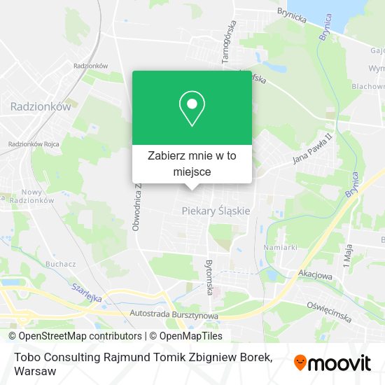 Mapa Tobo Consulting Rajmund Tomik Zbigniew Borek