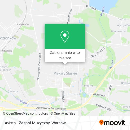 Mapa Avista - Zespół Muzyczny