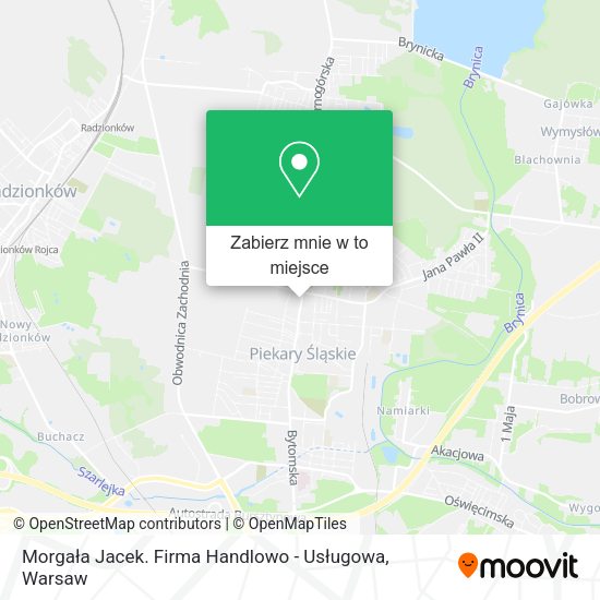 Mapa Morgała Jacek. Firma Handlowo - Usługowa