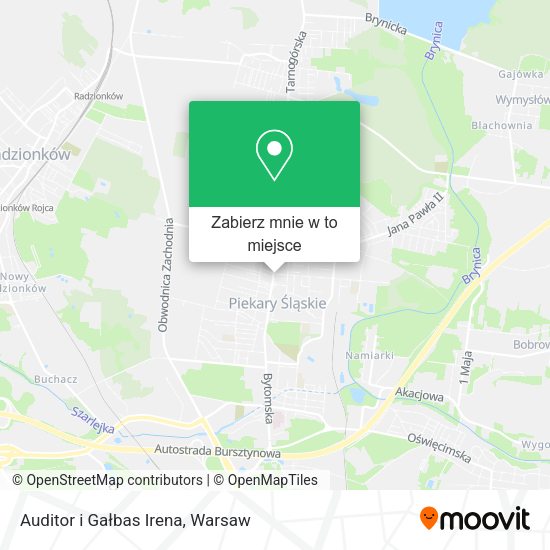 Mapa Auditor i Gałbas Irena