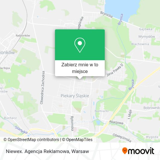 Mapa Niewex. Agencja Reklamowa