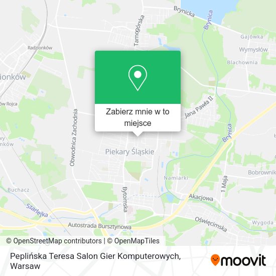 Mapa Peplińska Teresa Salon Gier Komputerowych