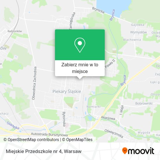 Mapa Miejskie Przedszkole nr 4