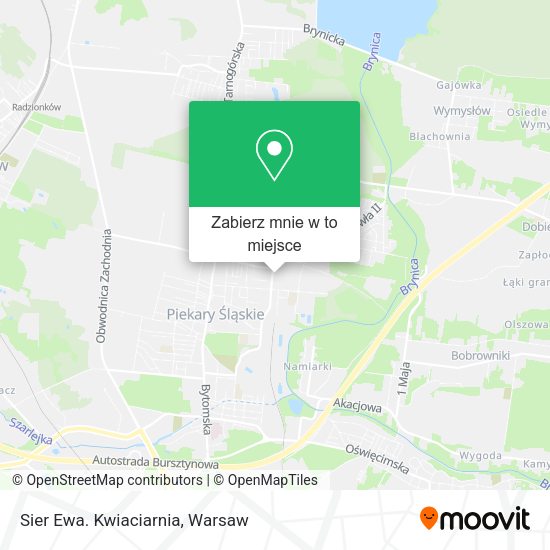 Mapa Sier Ewa. Kwiaciarnia